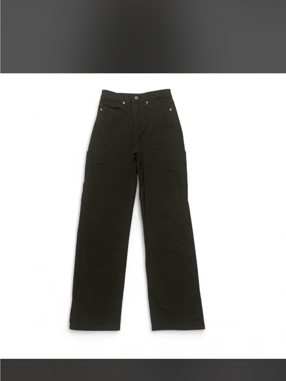 Levi's Dark Olive Straight-Leg Jeans